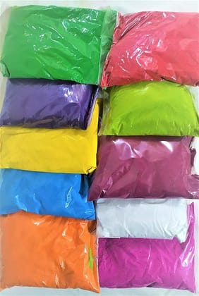 Rangoli Original Sand Color - 10 Packets Each 500 gm