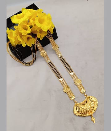 SHANKH-KRIVA - Gold Mangalsutra ( Pack of 1 )