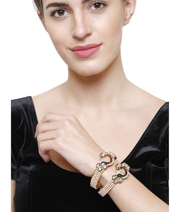 YOUBELLA Multicolor Bangle Set ( Pack of 1 )