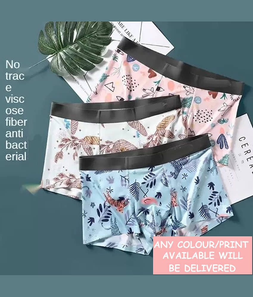 CAVENDRES Pack of 3 Boys Modal Trunks ( Multicolor )