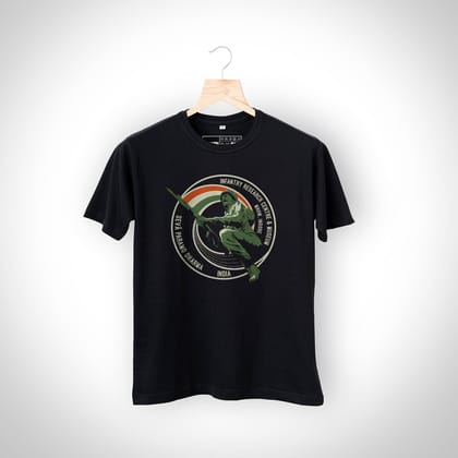 The Morbius Classic Black Infantry Logo T-Shirt-S