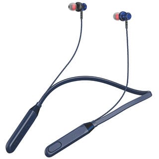 TecSox Spark 411 Bluetooth Neckband | 30 Hours Play TIme | HD Mic & High Bass | 13mm Driver