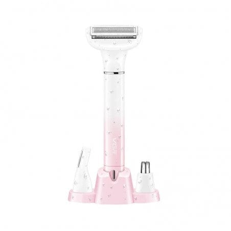 VGR V-611 Professional 3-IN-1 Lady Shaver Set, Shaver For Women (Pink)