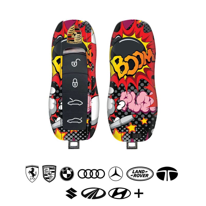 Boom 2 Abstract Car Key Skins