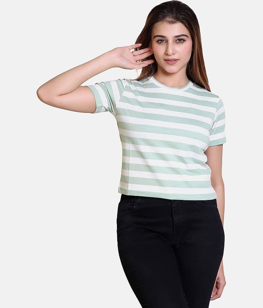 Bombay Velvet - Multi Color Cotton Blend Women's Regular Top ( Pack of 1 )