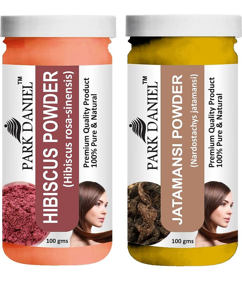 Park Daniel Hibiscus and Jatamansi Powder Hair Mask for Daily Care Pack of 2 of 100 Grams(200 Grams)