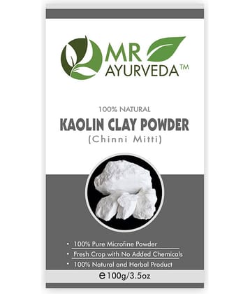 MR Ayurveda Organic Kaolin Clay Powder Face Pack Masks 100 gm