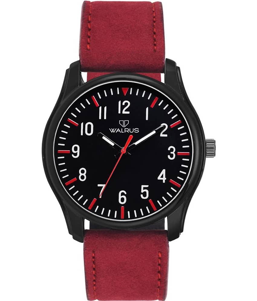 Walrus Casual Style Leather Analog Men's Watch