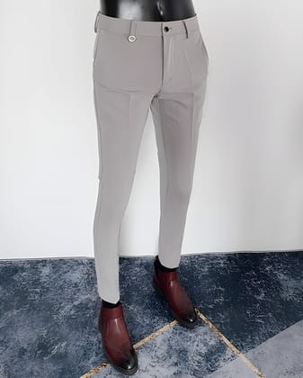 Royal Silver Regular Trouser For Men by ITALIAN VEGA®-28