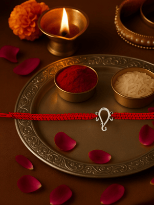 Auspicious Ganesha Moli Rakhi