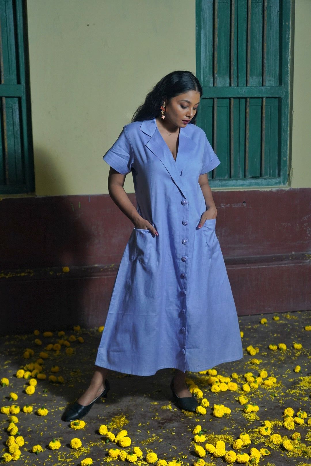 plus size cotton summer dress