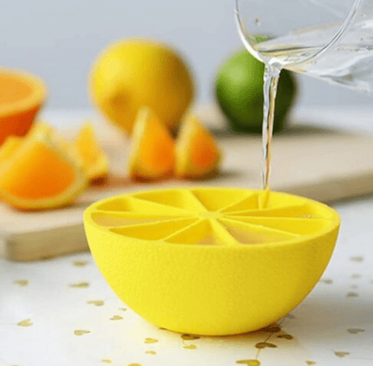 VillWin SIlicon resuable Ice Cube Mould with Lemon Shape, Set of 2 (Yellow & Green)