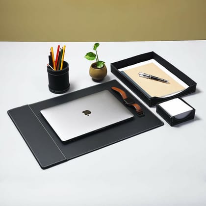 Modella Desktop Set Black-Black