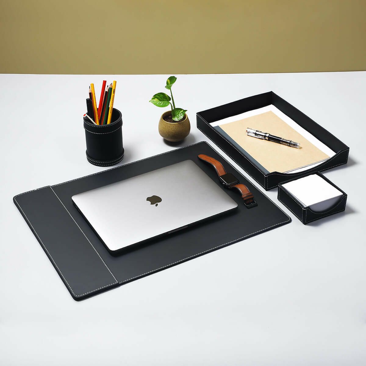 Modella Desktop Set Black-Black
