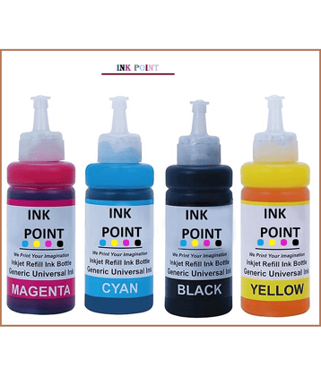 INK POINT Multicolor Four bottles Refill Kit for E_pson Ink Tank L130 L220 L310 L360 L365 L380 L385 L405 L455 L485