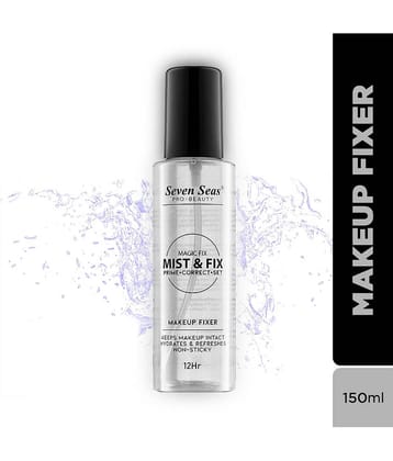 Seven Seas Magic Fix Mist & Fix Prime + Correct + Set Makeup Fixer (Transparent)