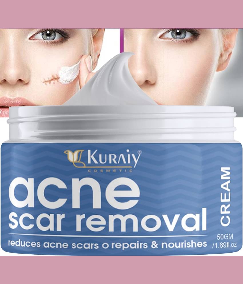 KURAIY Acne Face Cream Herbal Pimple Scar Removal Shrink Pore Oil Control Facial Cream