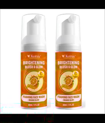 KURAIY Face Wash Soothing Clear Calming Facial Cleanser 150ml pack of 2