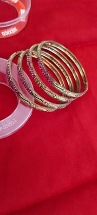 Gold Plated Bangles Set