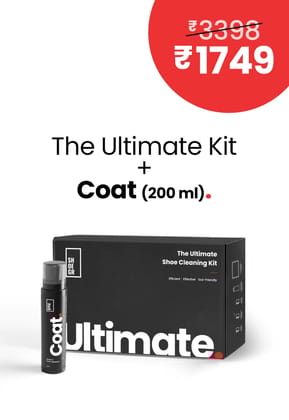 Ultimate Shoe Cleaning Kit + Coat - Water & Stain Repellent (200ml)