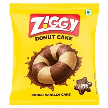 Ziggy Choco Vanilla Donut Cake 47 GRAM