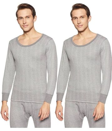 Dixcy Scott Grey Thermal Upper Pack of 2