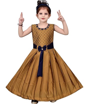 Arshia Fashions Taffeta For Girls ( , Blue )