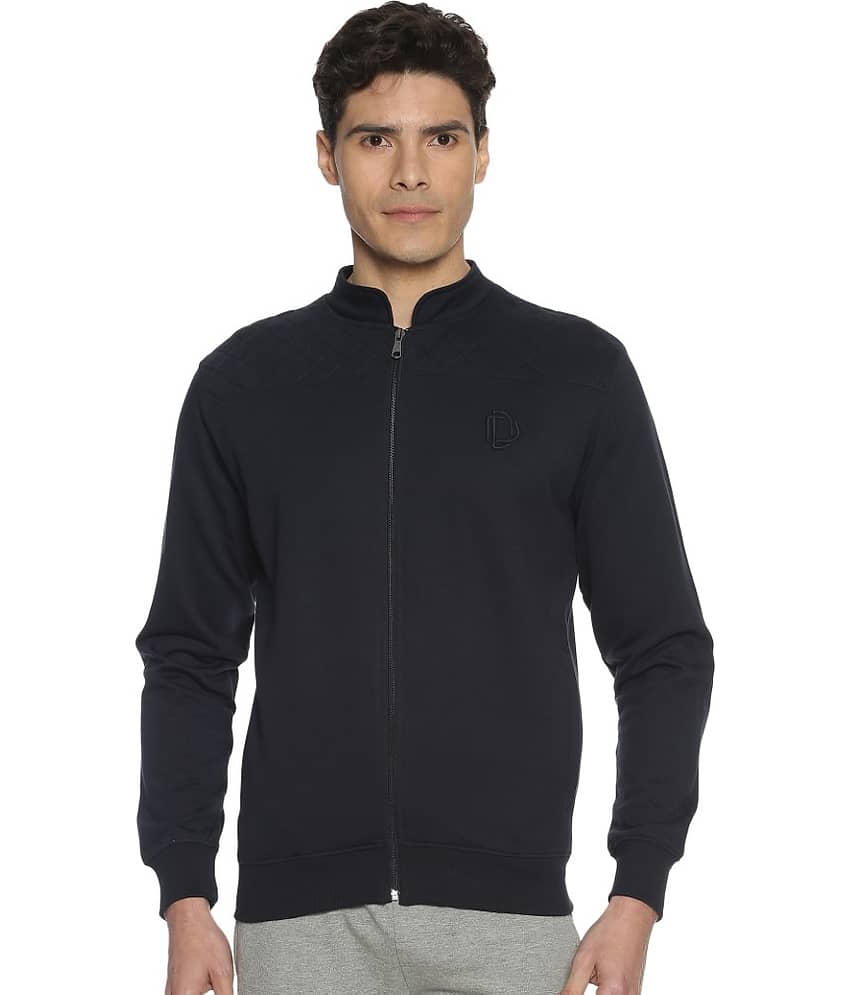 Dollar Microfibre Men's Casual Jacket - Navy ( Pack of 1 )