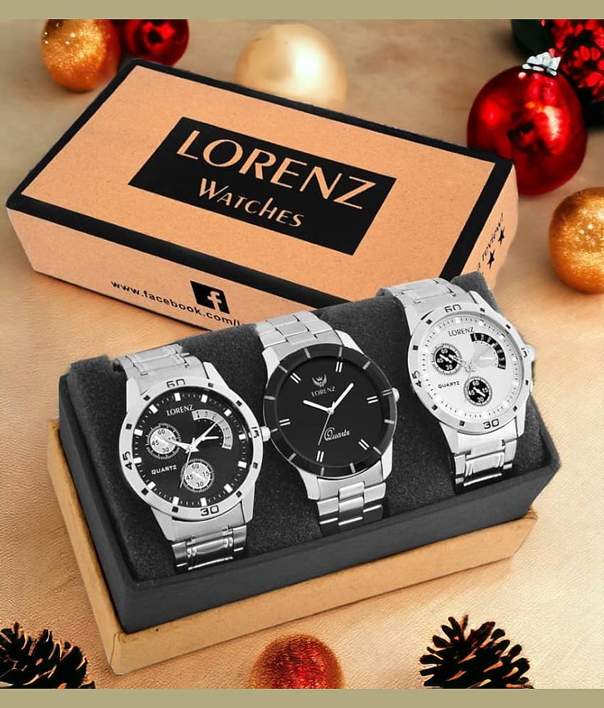 Lorenz Silver Stainless Steel Analog Men's Watch