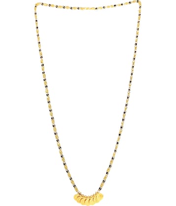 JIPPA - Golden Mangalsutra ( Pack of 1 )