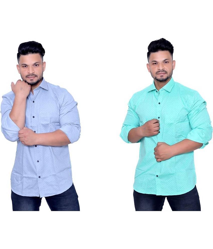 Aish N Ridh 100 Percent Cotton Regular Fit Solids Men's Casual Shirt - Multi ( Pack of 1 )