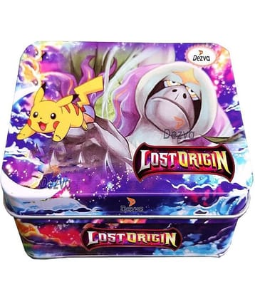 FEDIFU Kids New Silver Tempest Tin Card Games Booster 39 +2 Playing Card Toy Set of 1 Multicoloured Tin Box