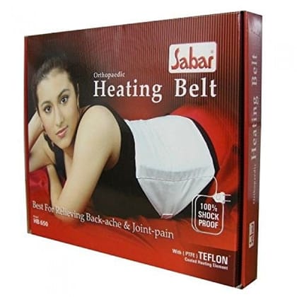 Sabar Orthopaedic Electric Heating Belt HB650 Medium Size Heating Pad for Neck & Shoulder Pain, Muscle/Joint Pain Relief & Back Pain & All Body Pain Relief (Medium, 21x30cms) Sabar Orthopaedic Electric Heating Belt HB650 Medium Size Heating Pad for Neck & Shoulder Pain, Muscle/Joint Pain Relief & Back Pain & All Body Pain Relief (Medium, 21x30cms)