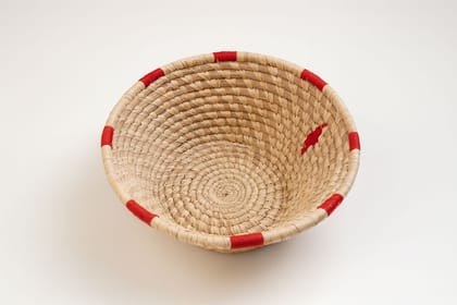 Handwoven Beauitiful Beige Fruit Basket