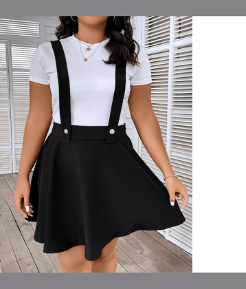 Rigo - Black Cotton Women's A-Line Skirt ( Pack of 1 )