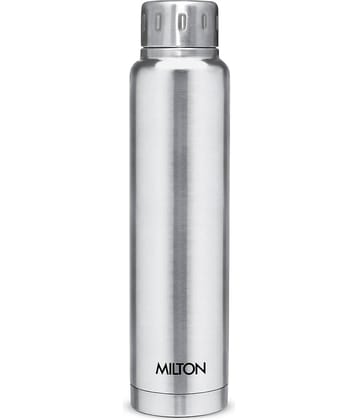 Milton Elfin 500 Thermosteel 24 Hours Hot and Cold Water Bottle, 500 ml, Silver