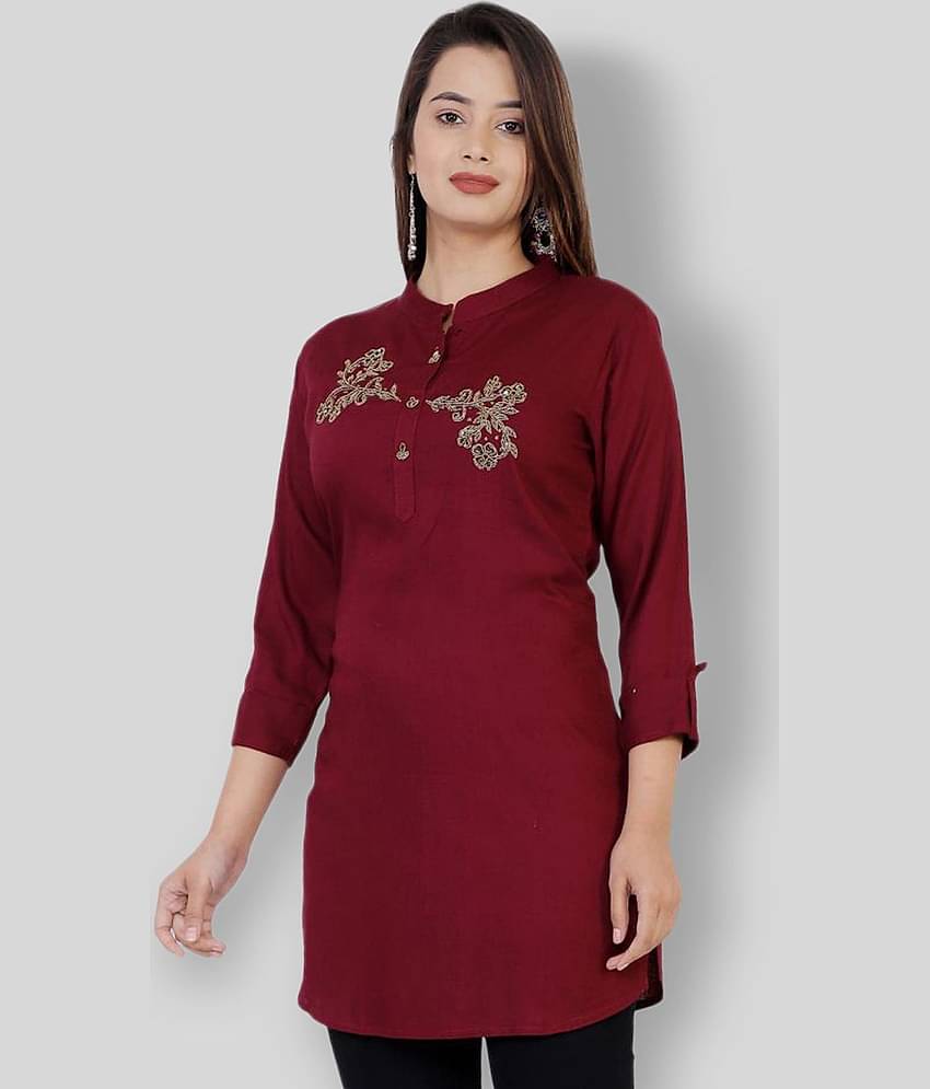 Rayon Short Kurti For Women (Pack of 1)