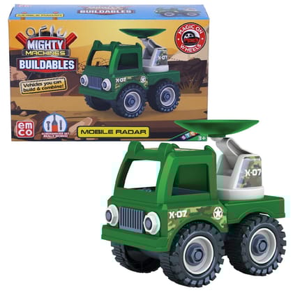Mighty Machines Buildables - Mobile Radar For Kids 3 Years and Above