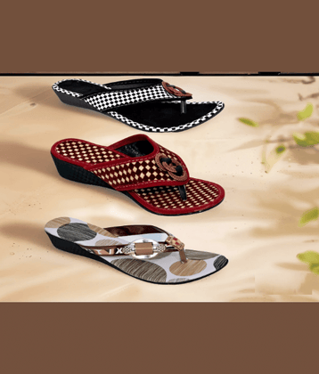 PM Traders Multi Color Women's Flats