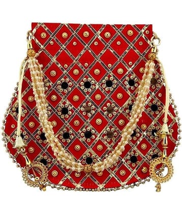 Raj Red Silk Handheld