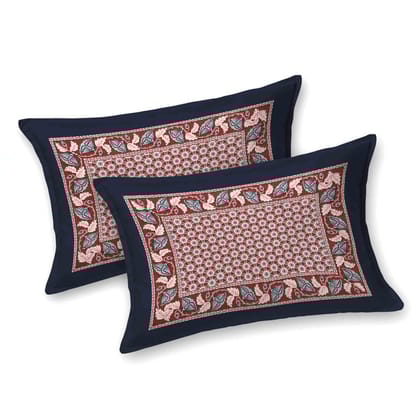Bedsheet 100% Pure Cotton sanganeri Jaipuri Printed Double Bedsheet With Matching 2 Pillow Covers
