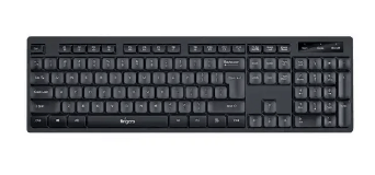 FINGERS ButterClicks Wired Multimedia Keyboard (Compatible with Windows, macOS, Linux