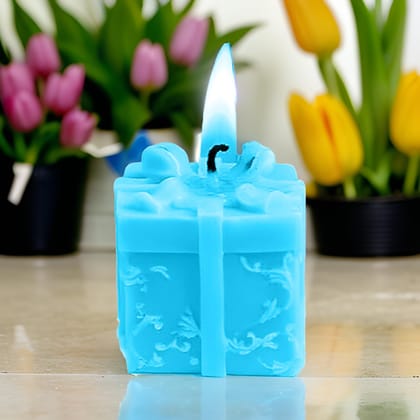 SS Enterprise Organic Soy Wax Gift Shape Candle for Home Decor | Scented Aromatic Fragrance Candles | Smoke-Free Pillar Candles