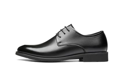 WUGO::Latest Gorgeous Men Formal Shoes|Black Derby Shoes|Office Shoes For Men's & Boys (Free Home Delivery)