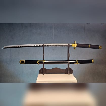 Zoro's Yubashiri practice wooden X acrylic katana (104cms)