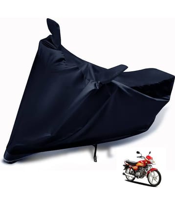 Auto Hub Bike Body Cover for Hero HF Deluxe ( Pack of 1 ) , Black