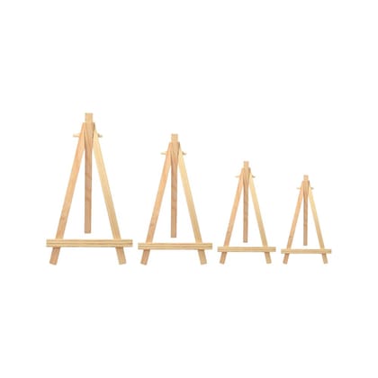 Canvazo Wooden Easel & Multipurpose Tripod Stand - 4 to 10 Inches-8"