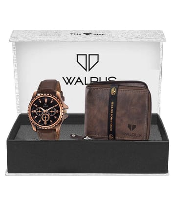 Walrus WWWC-COMBO10 Leather Analog Mens Watch