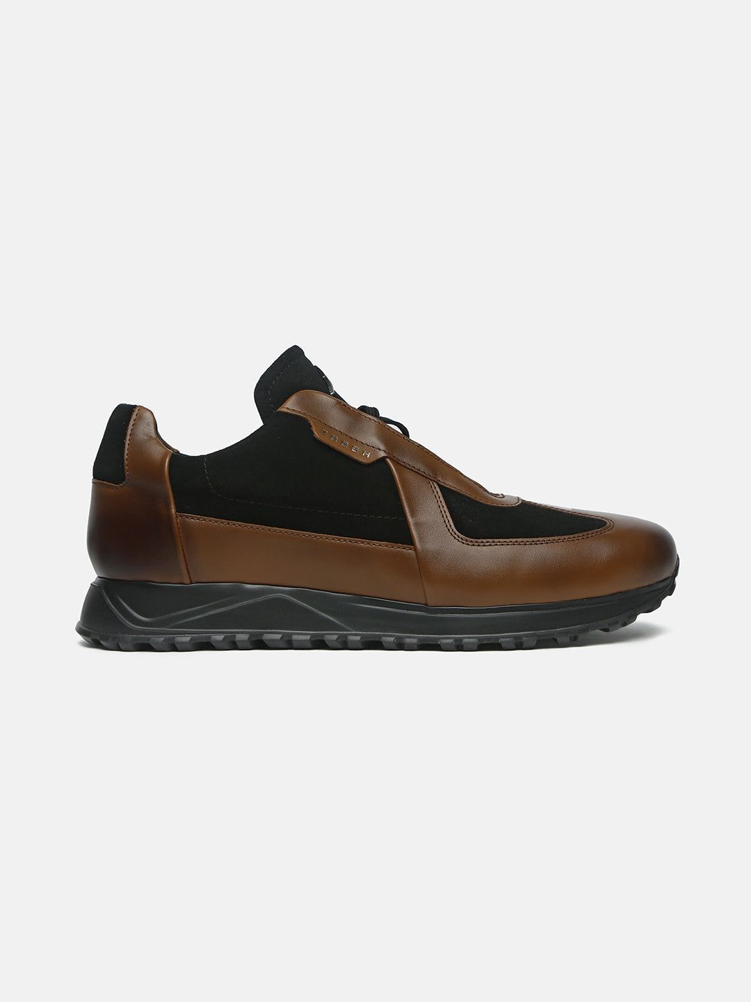 ZL III - Brown Two-Tone Low-Top Suede Sneakerrs-6
