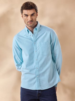 Aldeno Men Blue Casual Shirt (REMI)-S